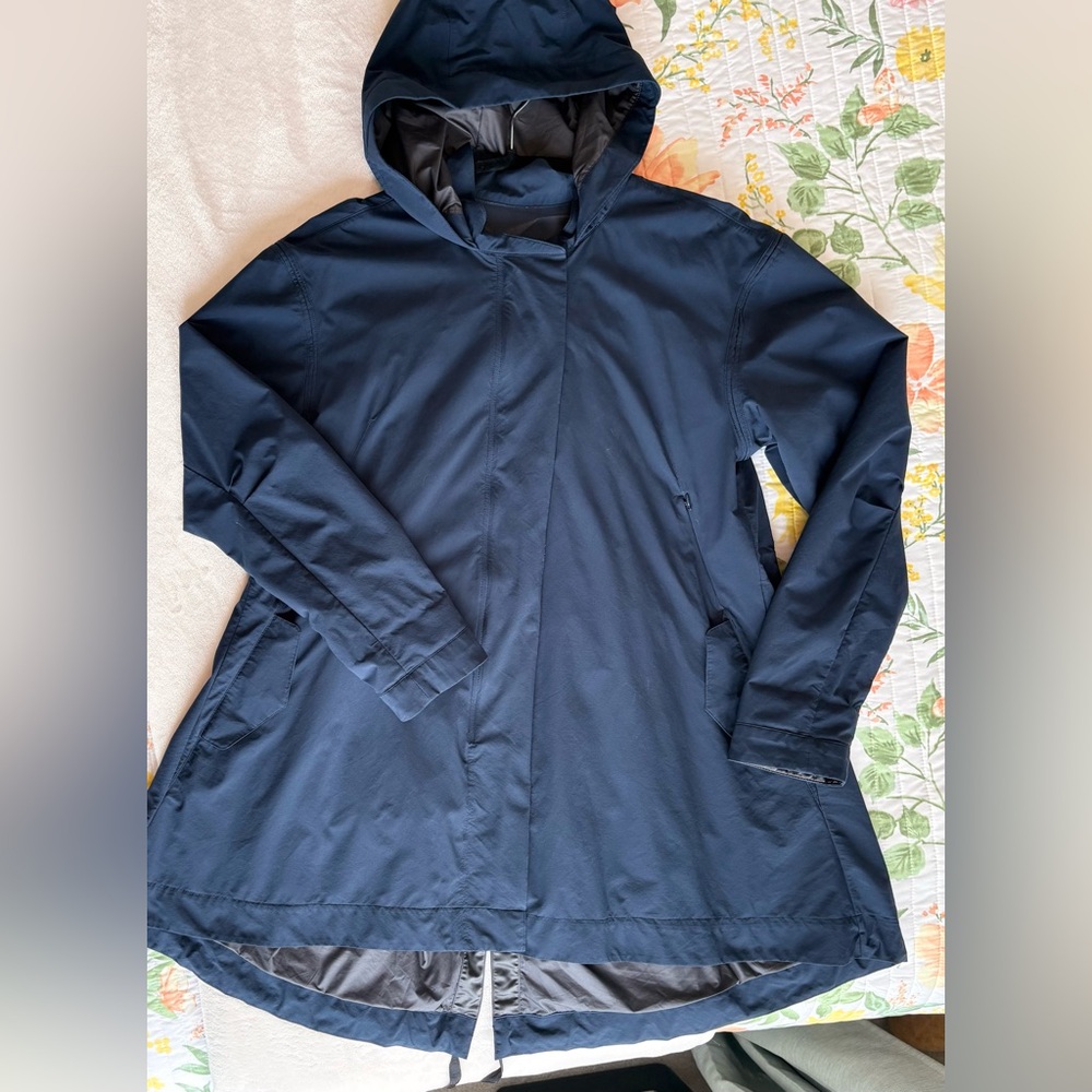 Lululemon Athletica Navy Rain Jacket